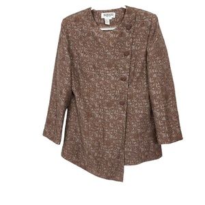 Nubiano Asymmetrical Embellished Jacket Vintage